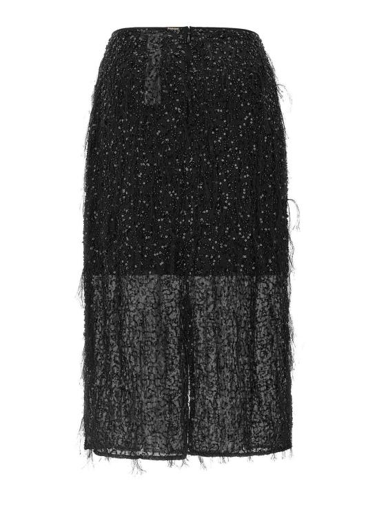 26FW 트윈셋 미디 스커트 262TT208200006 BLACK - TWINSET