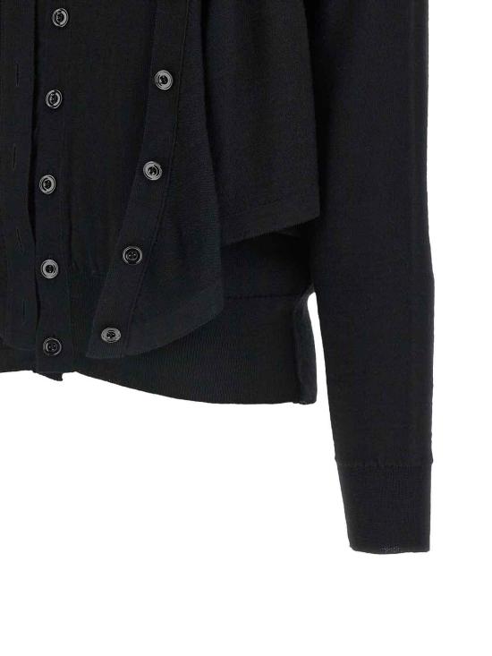 26FW 르메르 트롱프 뢰유 메리노 울 가디건 PO0056LK1063BK999 BLACK - LEMAIRE