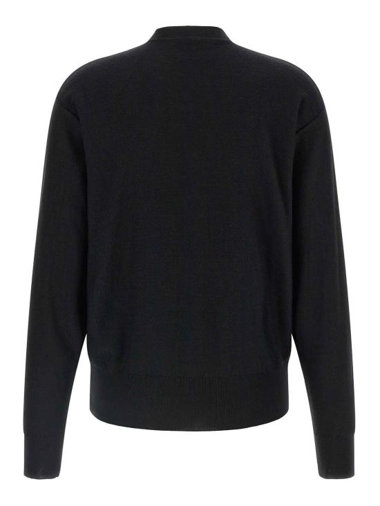 26FW 르메르 트롱프 뢰유 메리노 울 가디건 PO0056LK1063BK999 BLACK - LEMAIRE