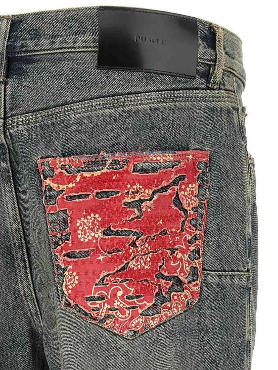 26FW 퍼플 브랜드 데님 팬츠 P026IQDP426MIDINDIGO BLUE - PURPLE BRAND