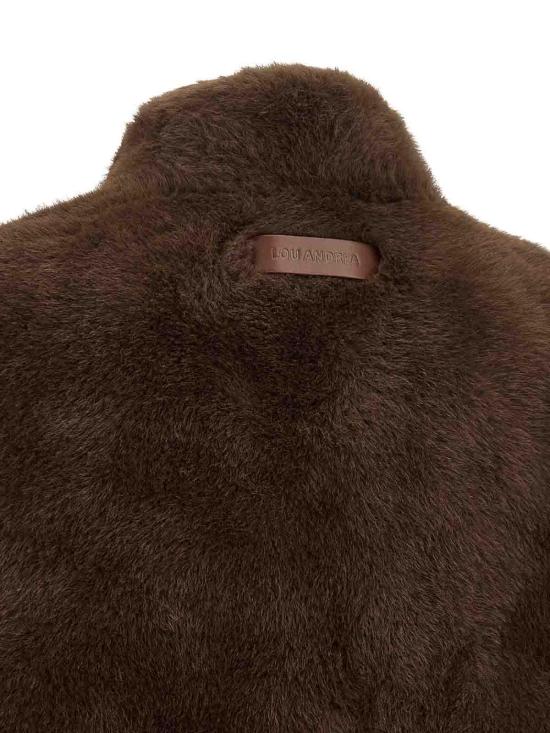 26FW 루 안드레아 베스트 MK2588WOOD14 BROWN - LOU ANDREA