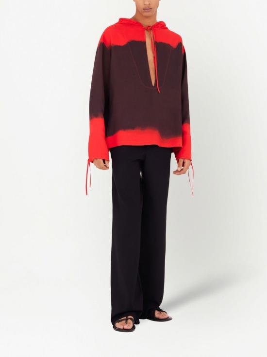  살바토레 페라가모 후드 티셔츠 143121761592002 RED - SALVATORE FERRAGAMO