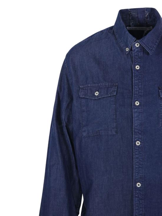  이엘브이 데님 셔츠 2002203DARKBLUE P25 - E.L.V. DENIM