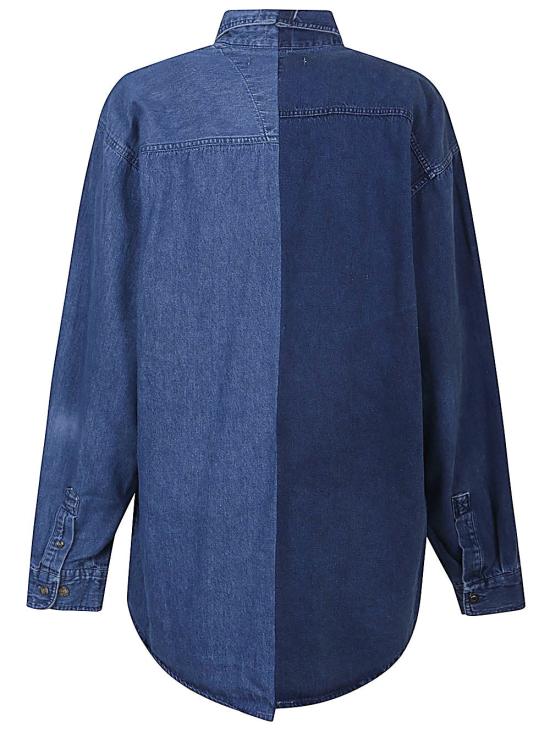  이엘브이 데님 셔츠 2002203DARKBLUE P25 - E.L.V. DENIM