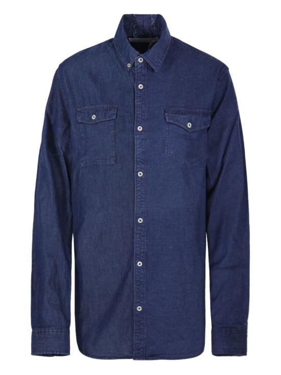  이엘브이 데님 셔츠 2002203DARKBLUE P25 - E.L.V. DENIM