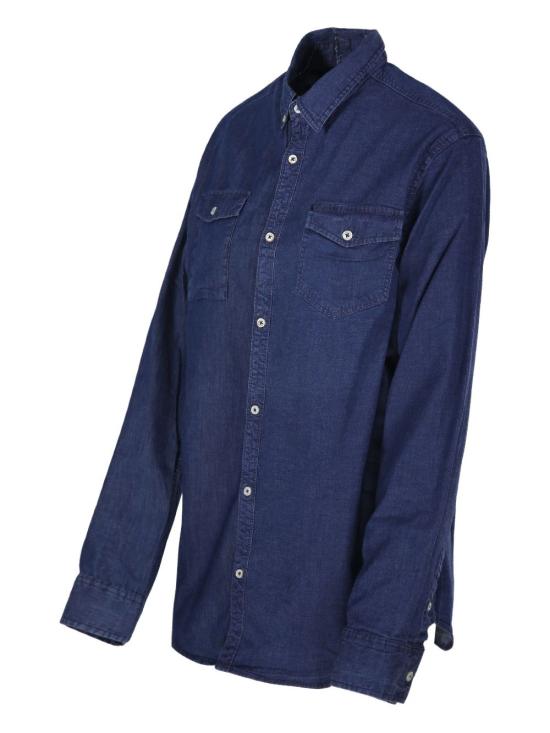  이엘브이 데님 셔츠 2002203DARKBLUE P25 - E.L.V. DENIM