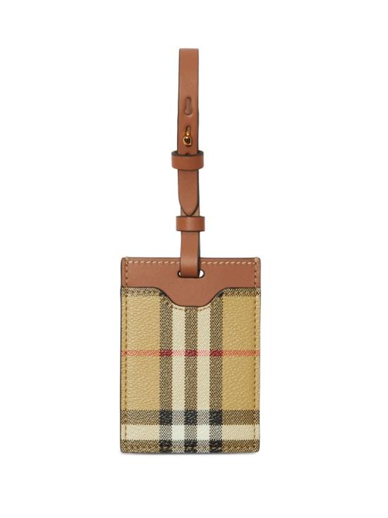  버버리 체크 러기지 택 8073976A7026 BEIGE