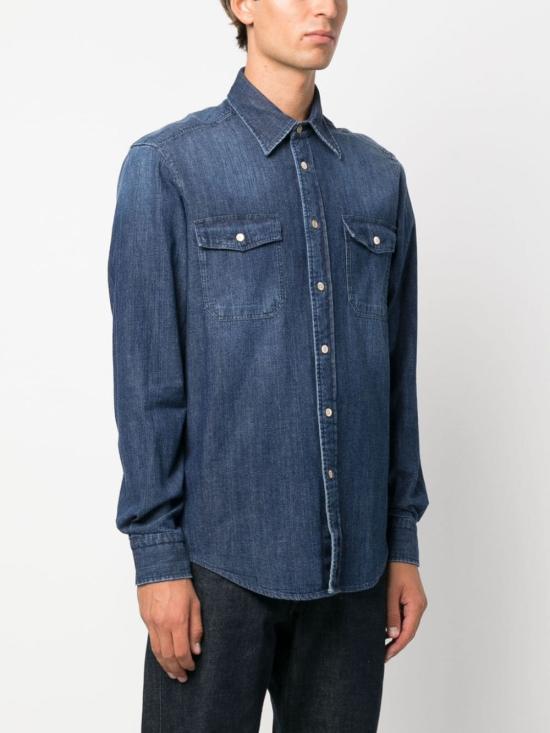  볼리올리 셔츠 589LFB28660730 BLUE - BOGLIOLI