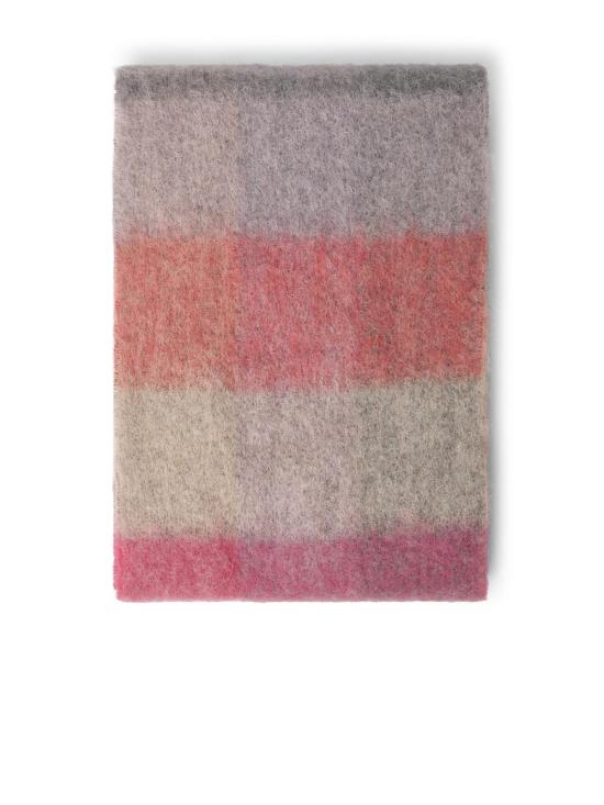 26FW 아크네 스튜디오 모헤어 체크 머플러 CA0084BOB Pink - ACNE STUDIOS