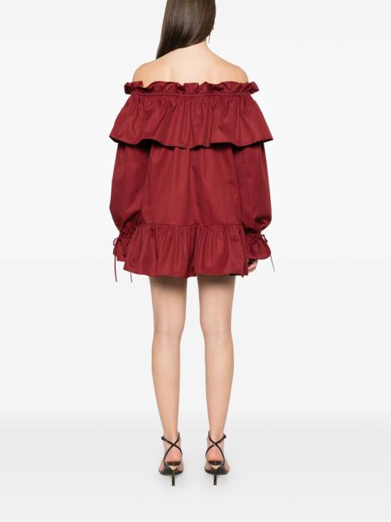  생로랑 점프수트 820312Y3A996287 P25 BORDEAUX - SAINT LAURENT