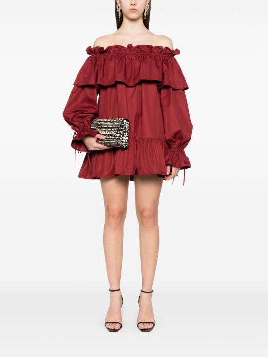  생로랑 점프수트 820312Y3A996287 P25 BORDEAUX - SAINT LAURENT