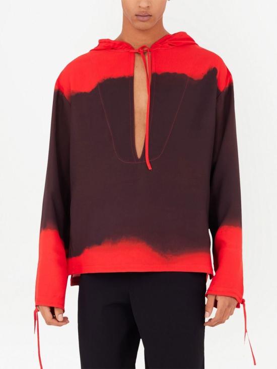  살바토레 페라가모 후드 티셔츠 143121761592002 RED - SALVATORE FERRAGAMO