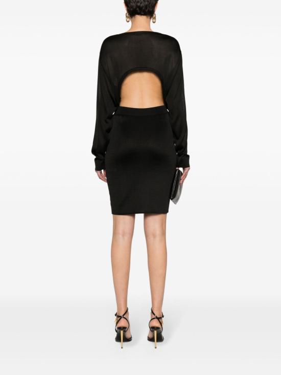  생로랑 점프수트 776019Y76LT1000 BLACK - SAINT LAURENT