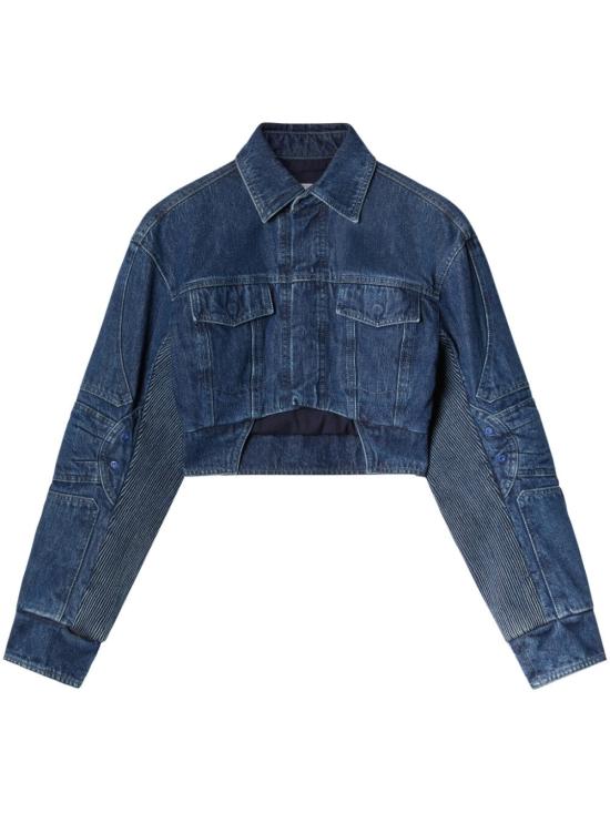  오프화이트 자켓 OWYE044S23DEN0014500 BLUE
