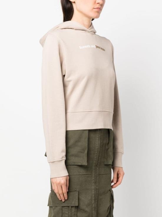  팜앤젤스 후드 티셔츠 PWBB069F23FLE0016101 BEIGE - PALM ANGELS