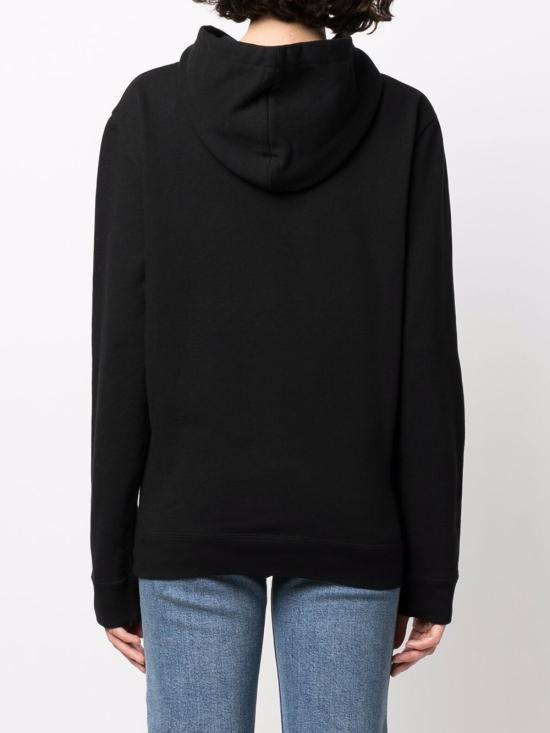  생로랑 리브 고쉬 로고 후드 677256YB2EZ1035 BLACK - SAINT LAURENT