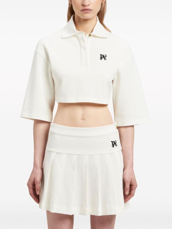  팜앤젤스 셔츠 PWGB012S24FAB0010310 OFF WHITE - PALM ANGELS