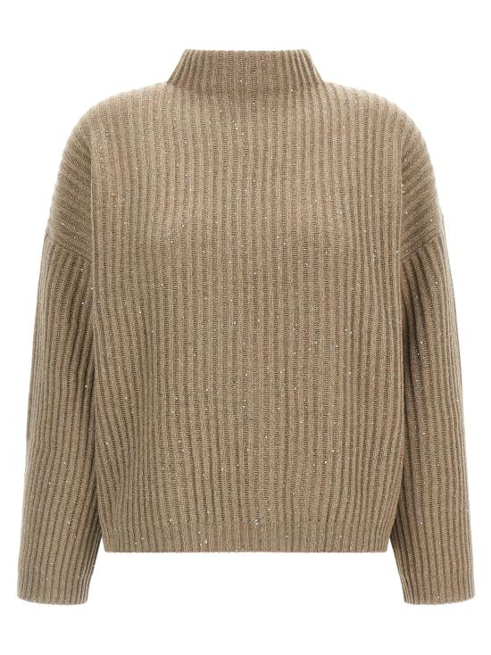 26FW 브루넬로 쿠치넬리 터틀넥 MBM753504C506 Beige