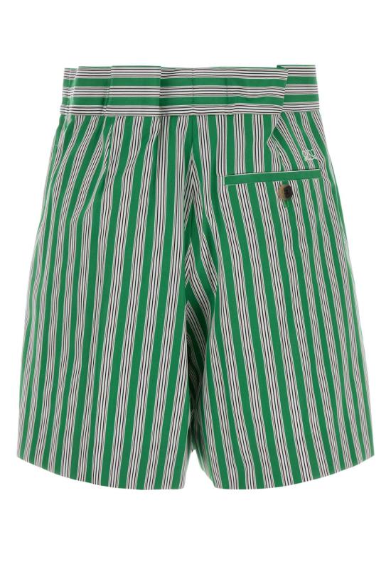 26FW 로에베 숏팬츠 S359Y1AX43 GREENWHITE Stripped - LOEWE