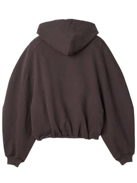 26FW 자크뮈스 후드 티셔츠 HOU00314AJ00325 881 DK BROWN 1 - JACQUEMUS