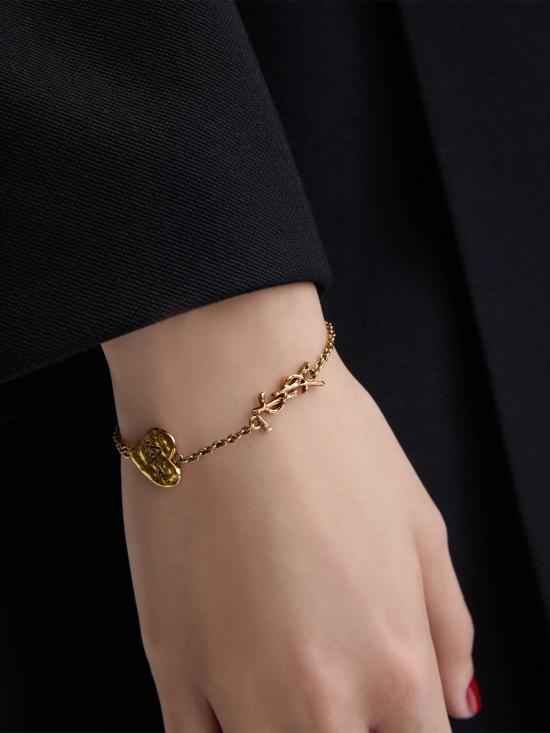 26FW 생로랑 팔찌 A009KB Y1500 7005 OR 3N PATINE - SAINT LAURENT