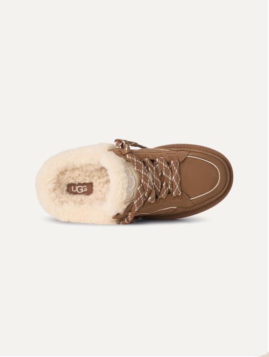 26FW 어그 뮬/슬리퍼 Montone Ibridi Castagna 소재의 Sabot Lowmel 뮬 - UGG