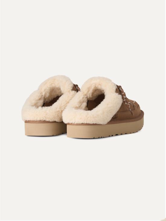 26FW 어그 뮬/슬리퍼 Montone Ibridi Castagna 소재의 Sabot Lowmel 뮬 - UGG