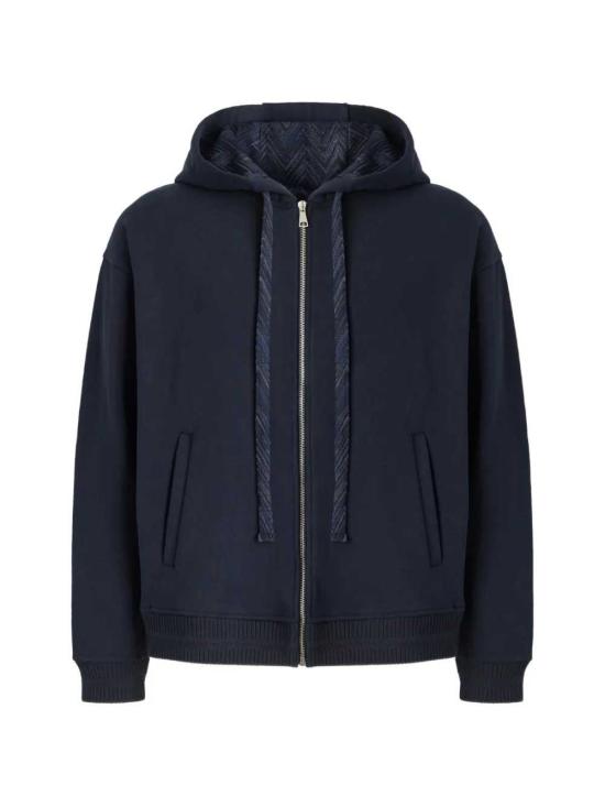 26FW 미소니 후드 티셔츠 US26WW00BJ00RB S72RV BLUE TONES
