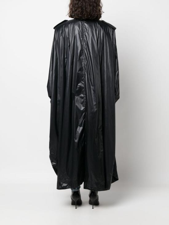  생로랑 트렌치 코트 747050Y5F651000 BLACK - SAINT LAURENT