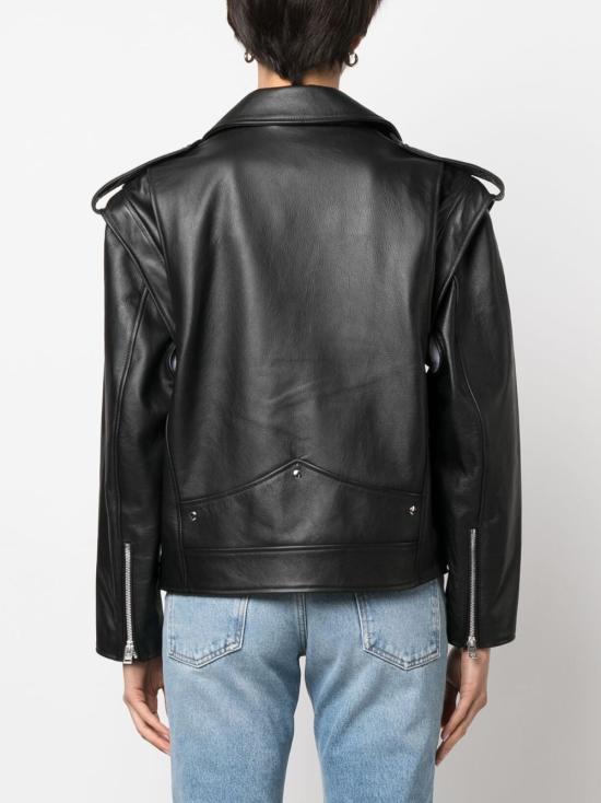  아르마리움 자켓 ARS23J001LE01002 BLACK - ARMARIUM