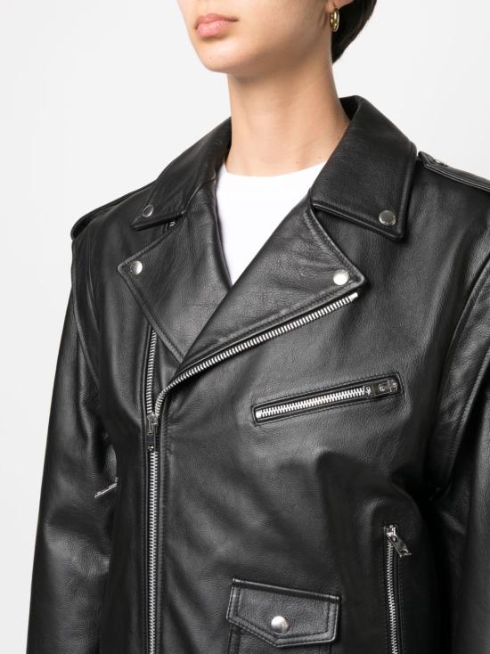  아르마리움 자켓 ARS23J001LE01002 BLACK - ARMARIUM