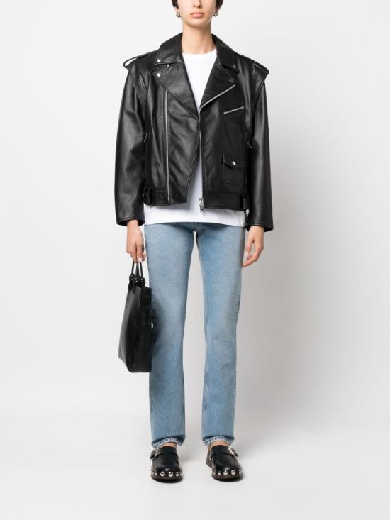  아르마리움 자켓 ARS23J001LE01002 BLACK - ARMARIUM