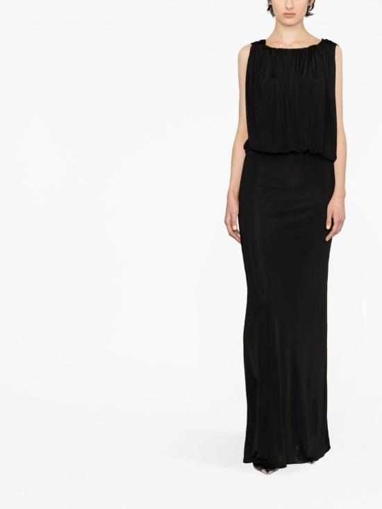  생로랑 점프수트 723241Y7F981000 BLACK - SAINT LAURENT