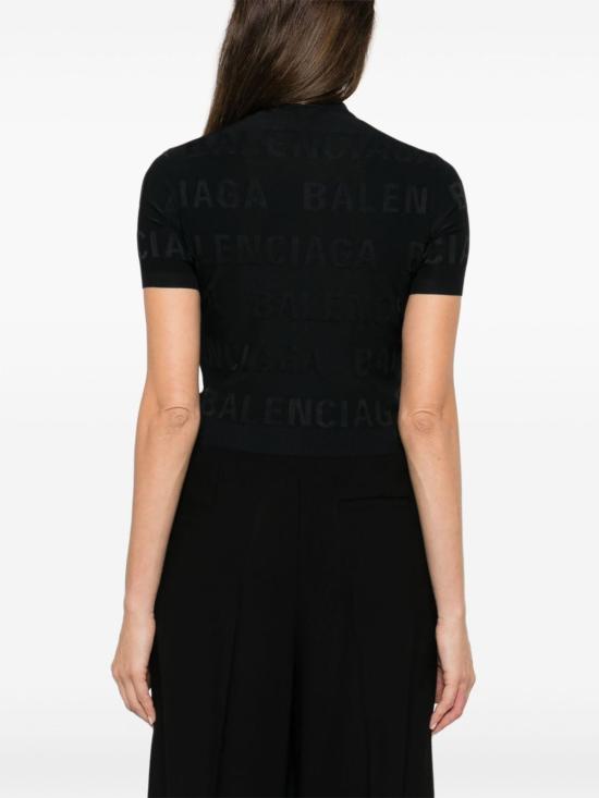  발렌시아가 탑 788572T52121000 BLACK - BALENCIAGA