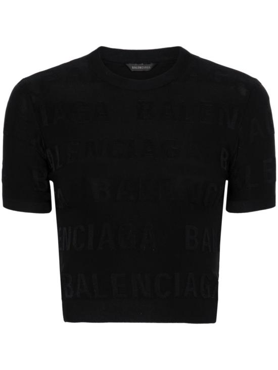  발렌시아가 탑 788572T52121000 BLACK