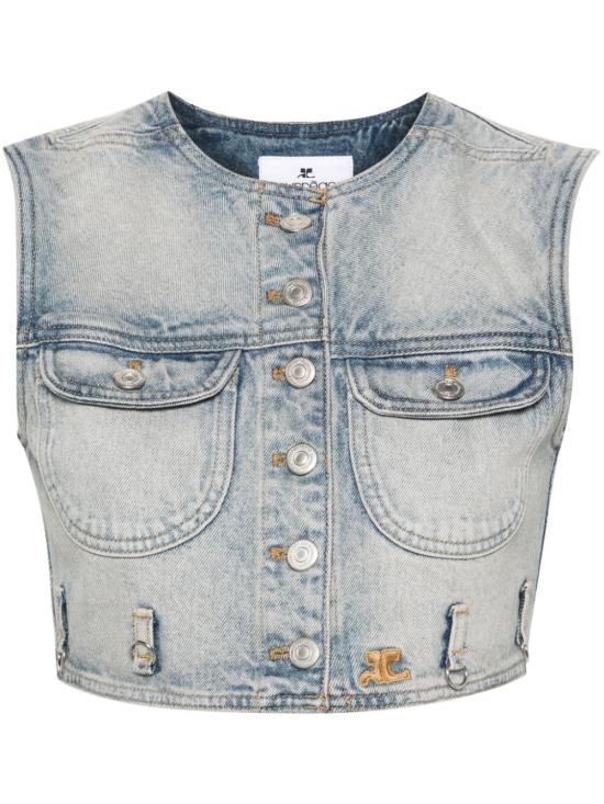  쿠레쥬 베스트 124DBL153DE00167011 LIGHT BLUE