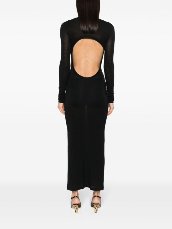  생로랑 점프수트 775362Y37NW1000 BLACK - SAINT LAURENT