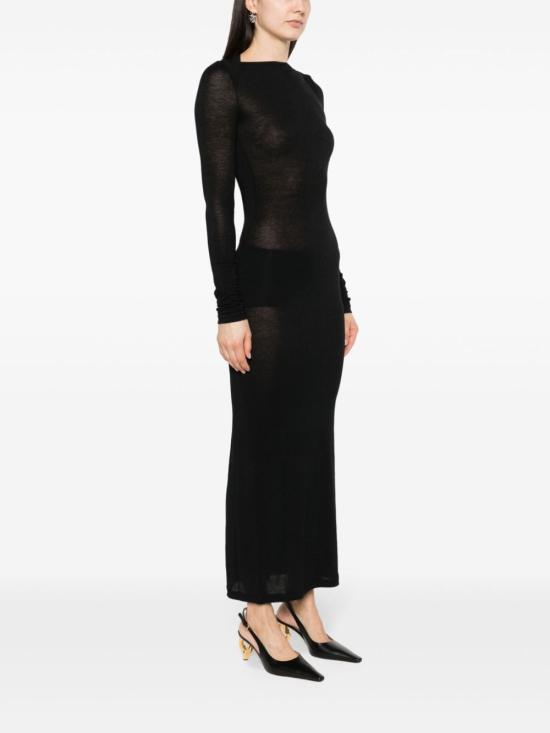  생로랑 점프수트 775362Y37NW1000 BLACK - SAINT LAURENT
