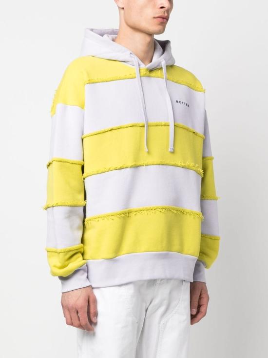  보터 후드 티셔츠 6017AJ006LILALIMESTRIPE YELLOW - BOTTER