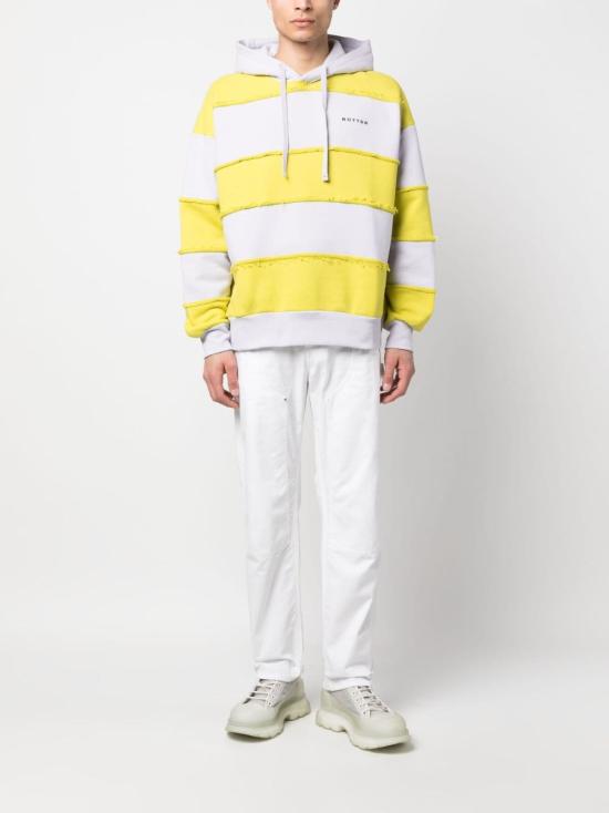 보터 후드 티셔츠 6017AJ006LILALIMESTRIPE YELLOW - BOTTER