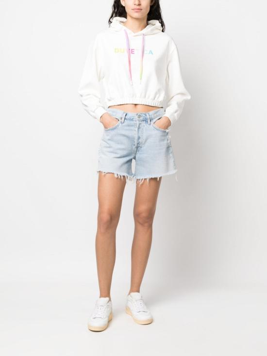  듀베티카 후드 티셔츠 VDHD20231K0001TORINELLAIVS WHITE - DUVETICA