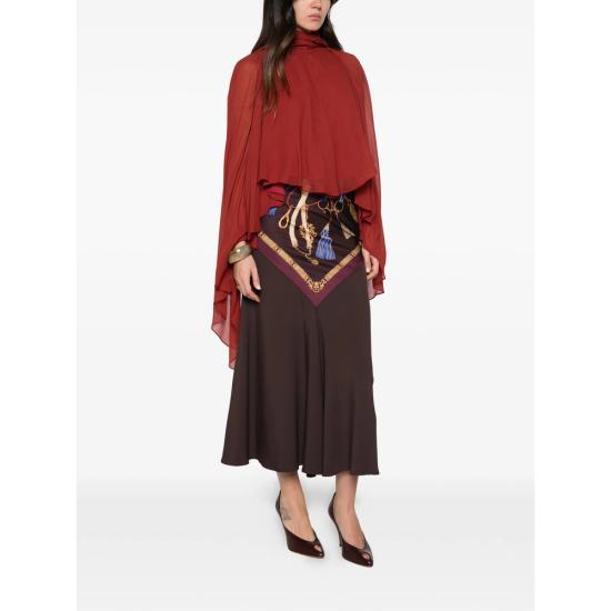 26FW 에트로 롱 스커트 99SP12E WRFA0231 X0828 BROWN - ETRO