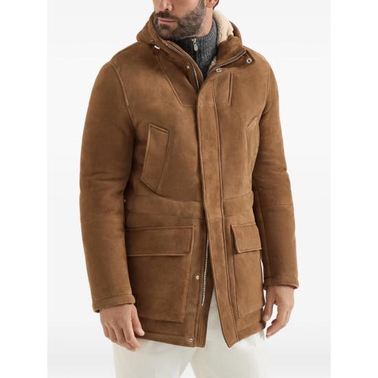 26FW 브루넬로 쿠치넬리 코트 MPMCU2095 C8052 BROWN - BRUNELLO CUCINELLI