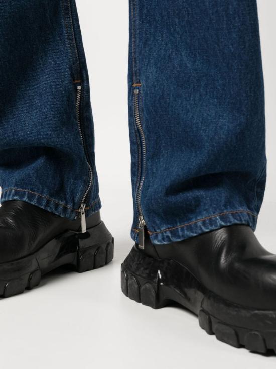  오프화이트 데님 팬츠 OMYA177F23DEN0024400 INDIGO - OFF WHITE
