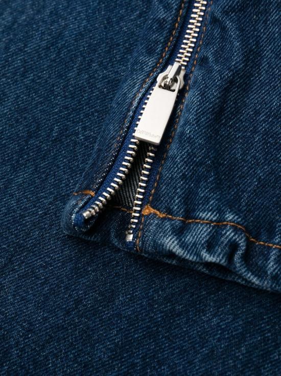  오프화이트 데님 팬츠 OMYA177F23DEN0024400 INDIGO - OFF WHITE