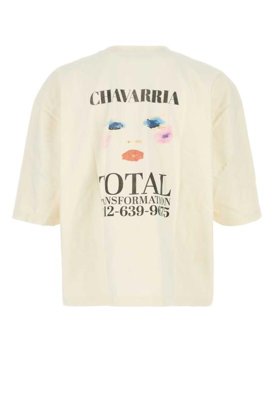 26FW 윌리 차바리아 반팔 티셔츠 MUJTE008 065 White - WILLY CHAVARRIA