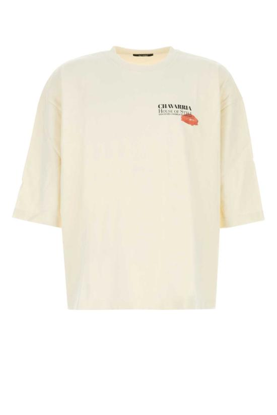 26FW 윌리 차바리아 반팔 티셔츠 MUJTE008 065 White