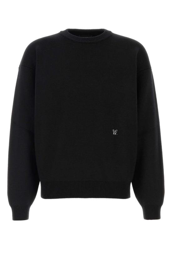 26FW 윌리 차바리아 후드 티셔츠 MMSSW002 001 Black