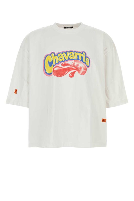 26FW 윌리 차바리아 반팔 티셔츠 MUJTE009 000 White