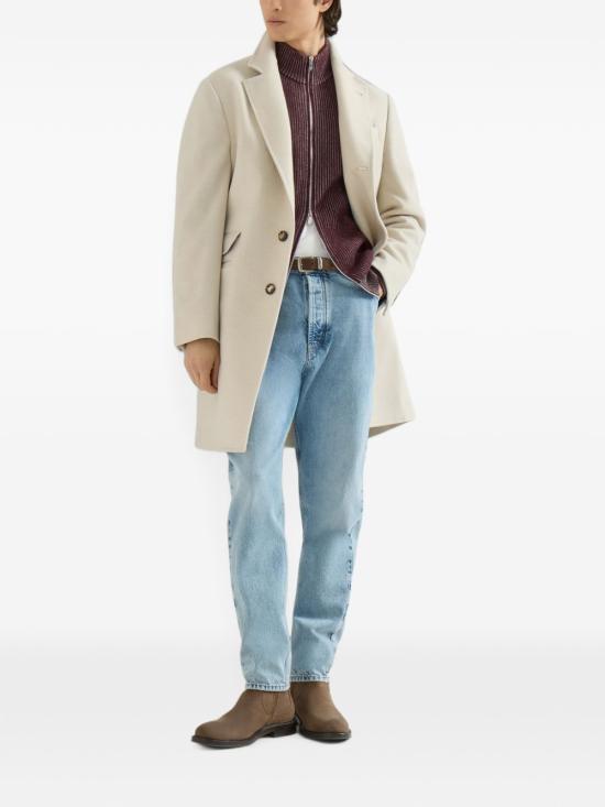 26FW 브루넬로 쿠치넬리 캐시미어 가디건 M22700506 CNH22 BORDEAUX - BRUNELLO CUCINELLI